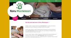 Desktop Screenshot of korumontessori.co.nz